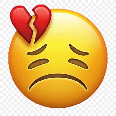 Emoji Broken Heart Love Smiley, PNG, 1024x1024px, Emoji, Apple Color ...