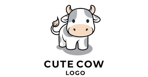 Cute Cow Logo Design, Graphic Templates - Envato Elements