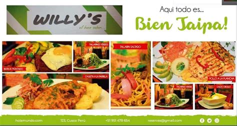 Menu at El Buen Sabor restaurant, Cusco, Av Jorge Chavez B2-1