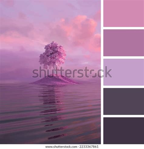 Color Palette Color Harmony Art Work Stock Vector (Royalty Free ...