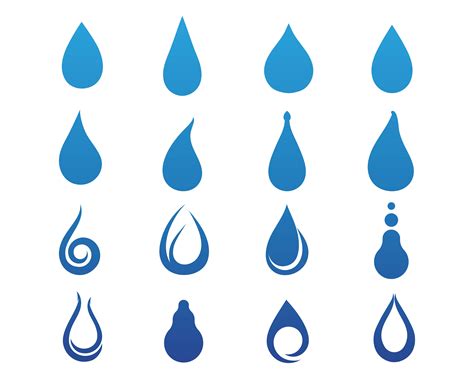 Water drop Logo Template vector 579385 Vector Art at Vecteezy