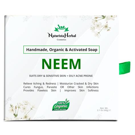 Organic "Neem Soap" Relieve Itching & Redness, Cures Fungus and Other ...