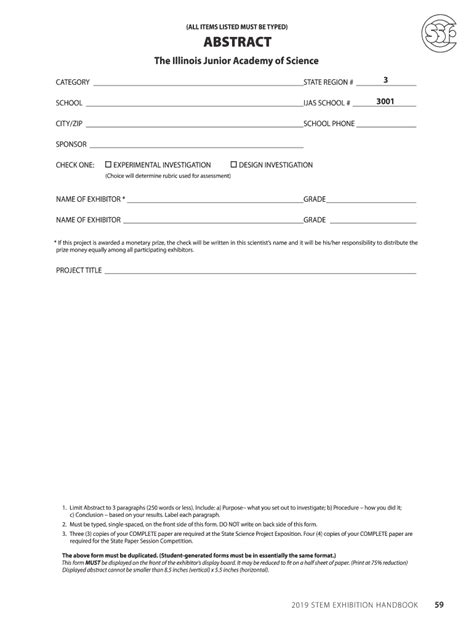 Science fair abstract examples: Fill out & sign online | DocHub