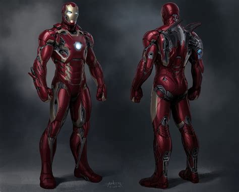 ArtStation - Iron Man Mk 45 Final Design, Phil Saunders | Iron man ...