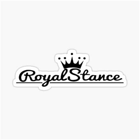 "Royal stance" Sticker by shanilhasantha | Redbubble