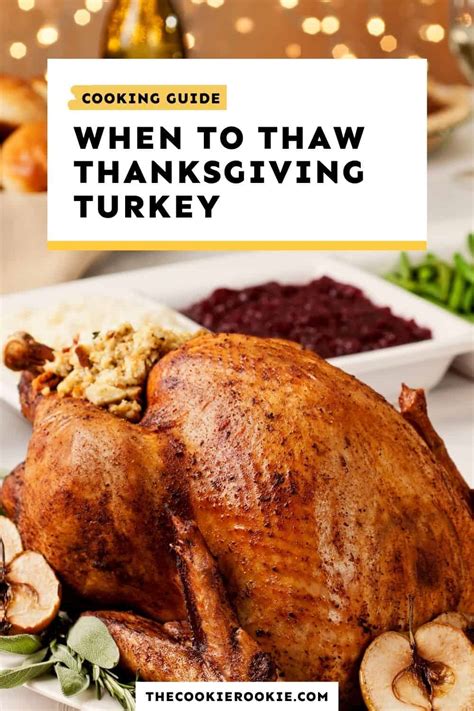 How to Thaw a Frozen Turkey (Safely!) - The Cookie Rookie®