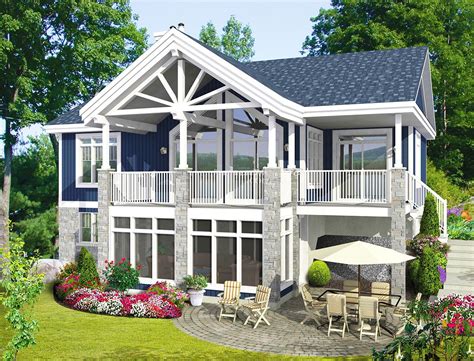 Plan 80676PM: Cottage with 2 Bedrooms and a Spacious Porch Area for a ...