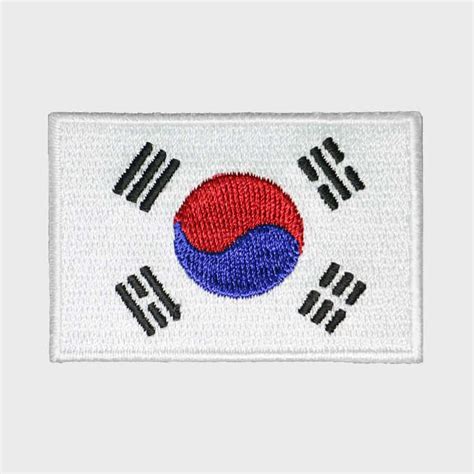 South Korean Flag Iron-On Patch – Patchy®