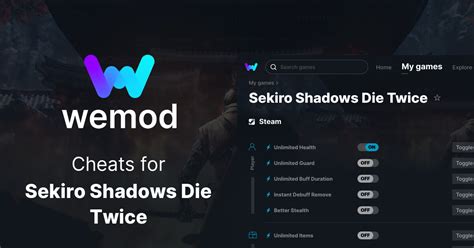 Sekiro Shadows Die Twice Cheats & Trainers for PC | WeMod