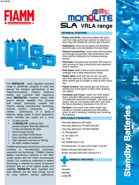 Sla | PDF | Battery (Electricity) | Electricity