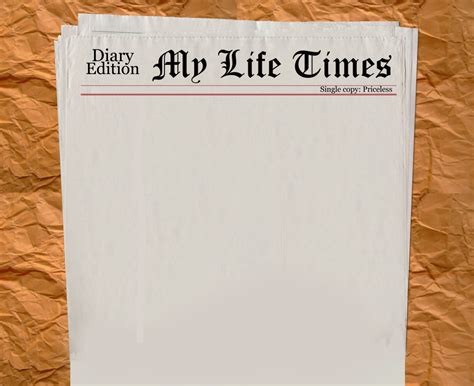 Blank Newspaper Template For Word