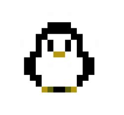 Cute Retro Pixel Penguin 16x16 | OpenGameArt.org