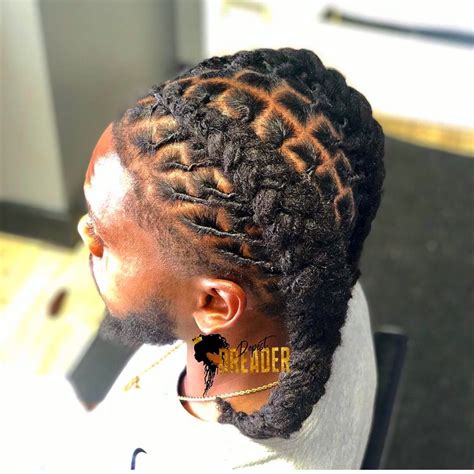 Pin by MenLocstyles on Mid length Locstyles | Dread hairstyles for men ...