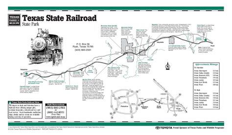 Roadtrip October 2014Links - Texas State Railroad Route Map | Printable ...