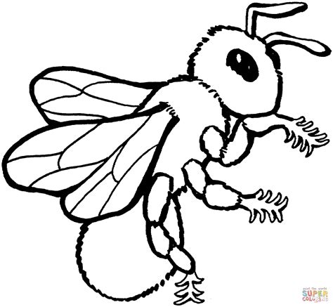 Click the Bee 7 coloring pages to view printable version or color it ...