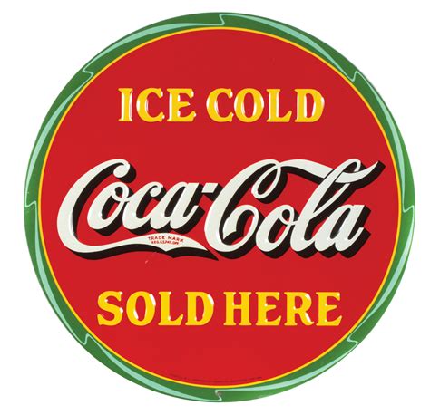 Antique Advertising | Ice Cold Coca-Cola Served Here Sign • Antique ...