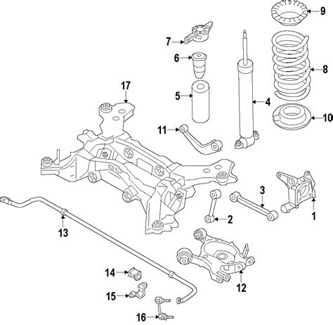 Ford Fusion Hub. And. Wheel. Bearing. Fusion; awd; w/2 - HP5Z1104C ...