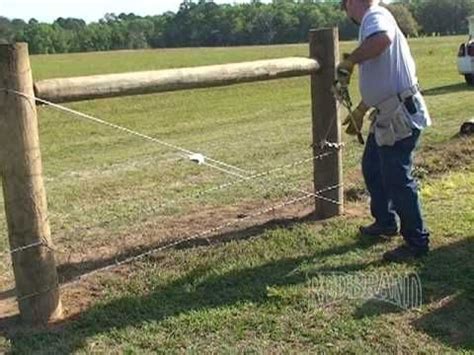 ELECTRIC FENCE: CATTLE ELECTRIC FENCE INSTALLATION