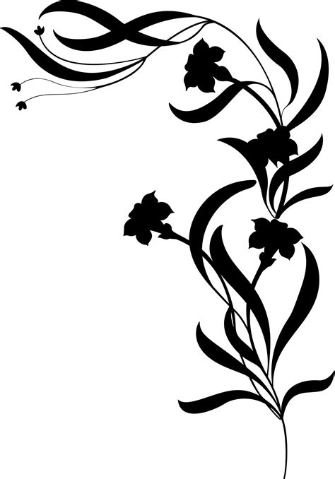 Flower Silhouette Png - Clip Art Library