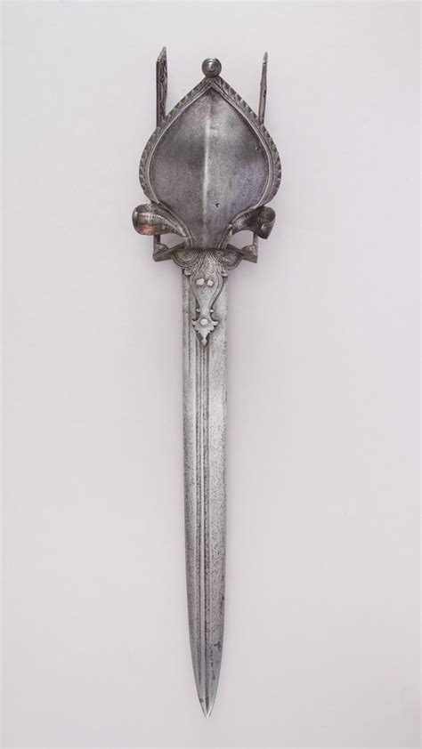 Guarded Dagger (Katar) | Indian, Thanjavur; blade, European | The ...