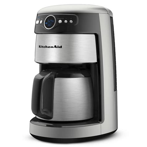 KitchenAid 12-Cup Thermal Carafe Coffee Maker, Countour Silver ...