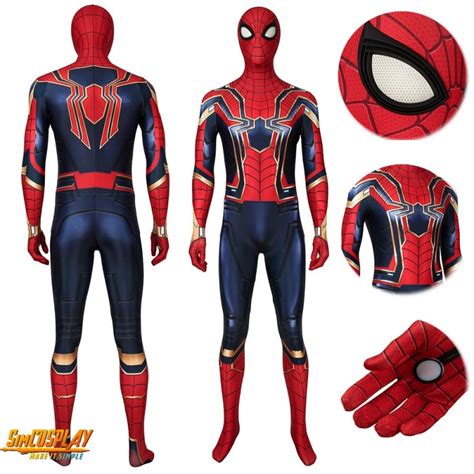 Iron Spider-Man Suit High Details 3D Printed Spider Man Cosplay Costume ...