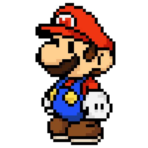 16 Bit Mario Pixel Art