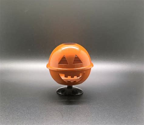 Jack-o'lantern Candle Holder Halloween Holiday | Etsy