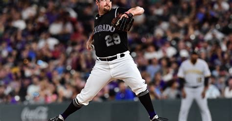 Bryan Shaw pitched a lot of innings for the Rockies again in 2019 ...