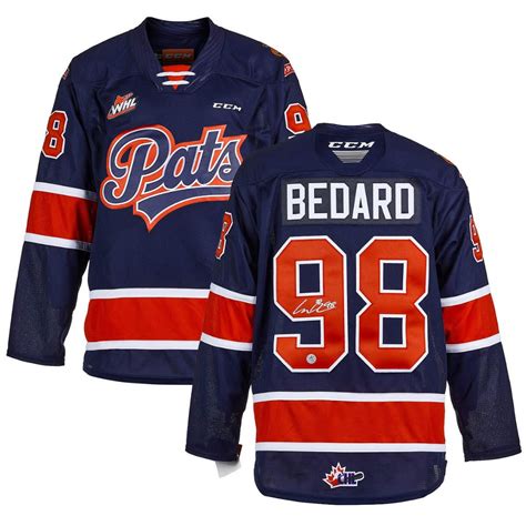 AJ Sports Connor Bedard Regina Pats Autographed CCM Jersey (EA1) | Canex