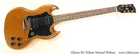 Gibson SG Tribute Natural Satin Walnut - The Twelfth Fret