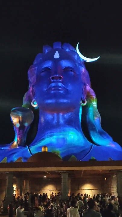 3d Laser Show Aadhi Yogi Statue #chikballapur #bangalore #aadiyogi # ...