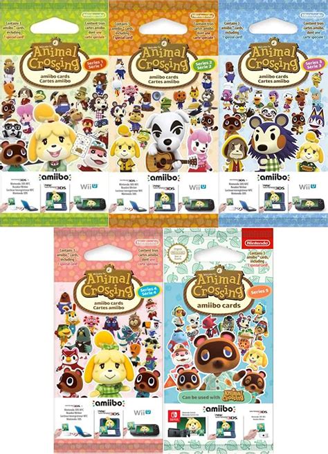 Buy Video Game Nintendo Animal Crossing Amiibo Cards - Series 1, 2, 3 ...