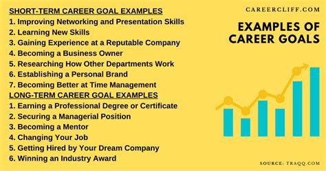 9 Examples of Career Goals for Professional Synergy - CareerCliff