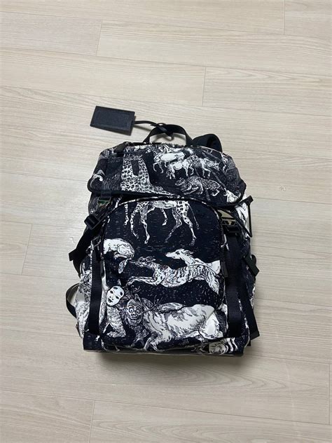 Prada 🔥🔥 OS Prada ‘SURVIVAL UTOPIA’ CHRISTOPHE CHEMIN Backpack bag ...