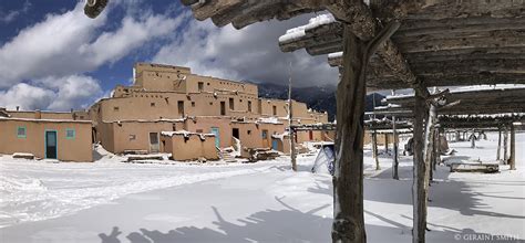 Taos Pueblo, snow, flashback, November 2019, New Mexico