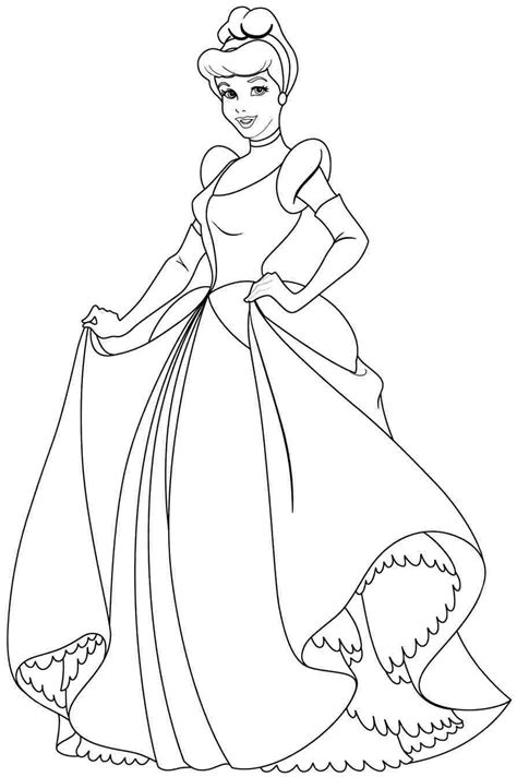 Princess Colouring Pages Cinderella – Through the thousand pictures on ...