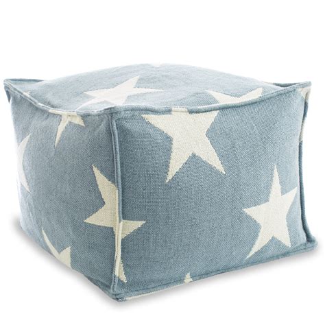 Fresh American Star Indoor/Outdoor Pouf Ottoman & Reviews | Wayfair