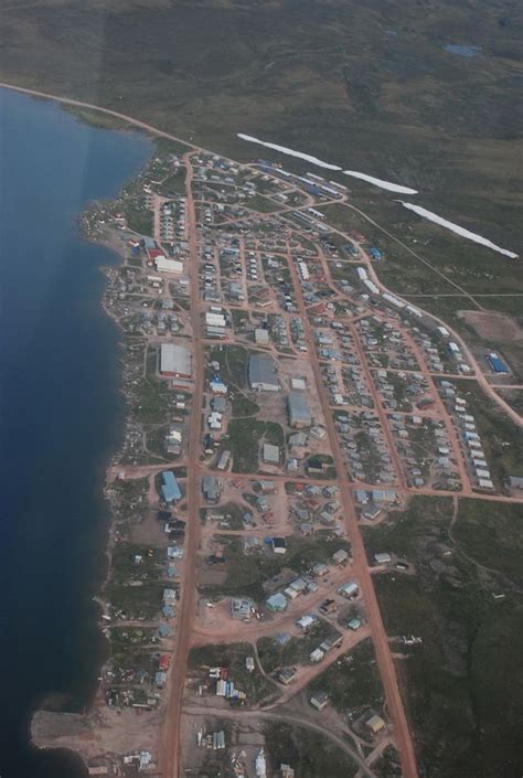 Nunavut Summer 2010: Aerial View Baker Lake