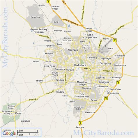 Baroda Map