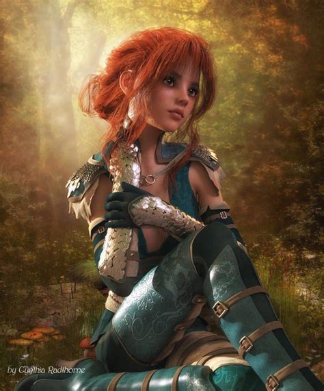 f Cleric Medium Armor female Deciduous Forest trail by C Radthome med ...