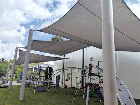 Playground shade sails protect patients - Specialty Fabrics Review