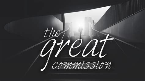 The Great Commission - Graphics for the Church - Logos Sermons