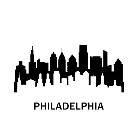 Philadelphia Skyline Outline