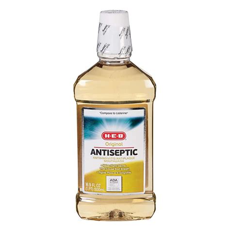 H-E-B Original Antiseptic Mouthwash - Shop Oral Hygiene at H-E-B