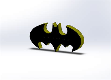 Free STL file Batman 3D logo・3D printer model to download・Cults