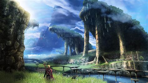 Sci fi anime landscape - parluli