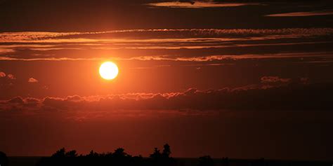 Orange Sunset Sky