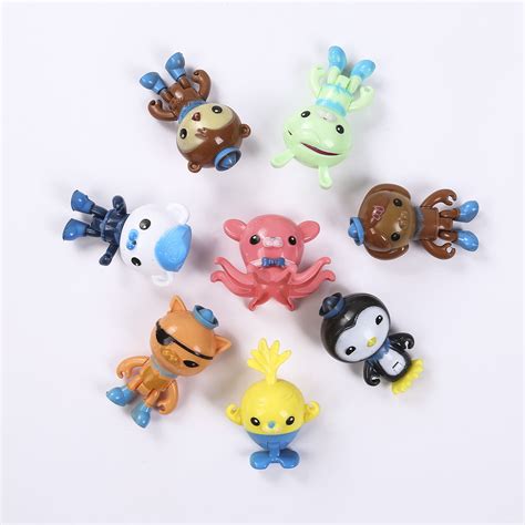 8Pcs Set Octonauts Octo Crew 8 Kids Toys PVC Dolls Collection Festival ...