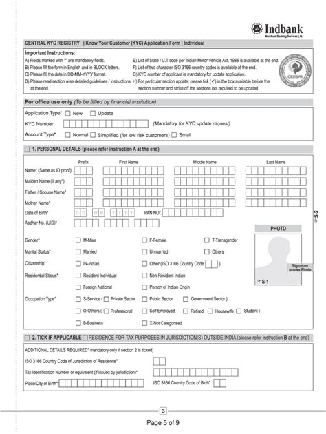 Hdfc Ergo Kyc Form Filled Sample Fill Online Printable Fillable Blank ...